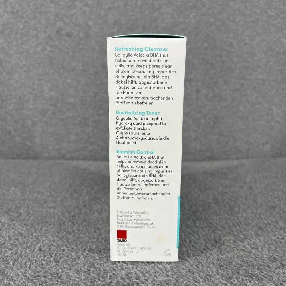 Proactiv Solution 3-Piece Kit Unisex 300mL White Acne Blemish Treatment Set NEW